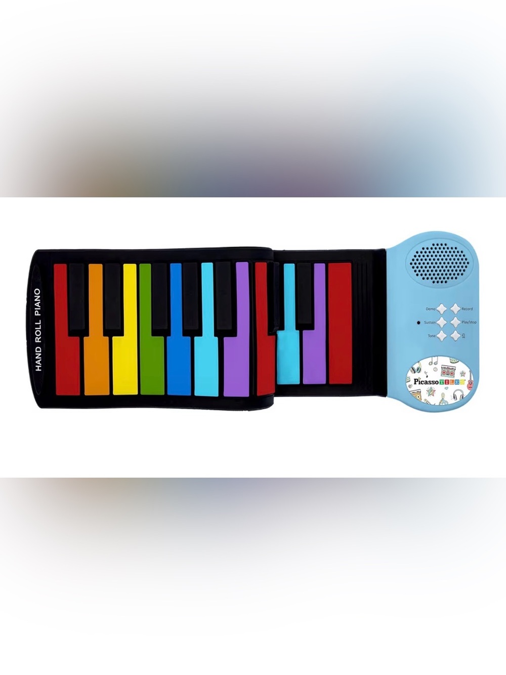 Rainbow Roll-Up Piano - Blue